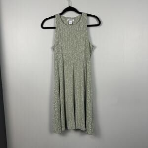 Athleta Womens Santorini Thera Printed Dress Size Small Green Sleeveless